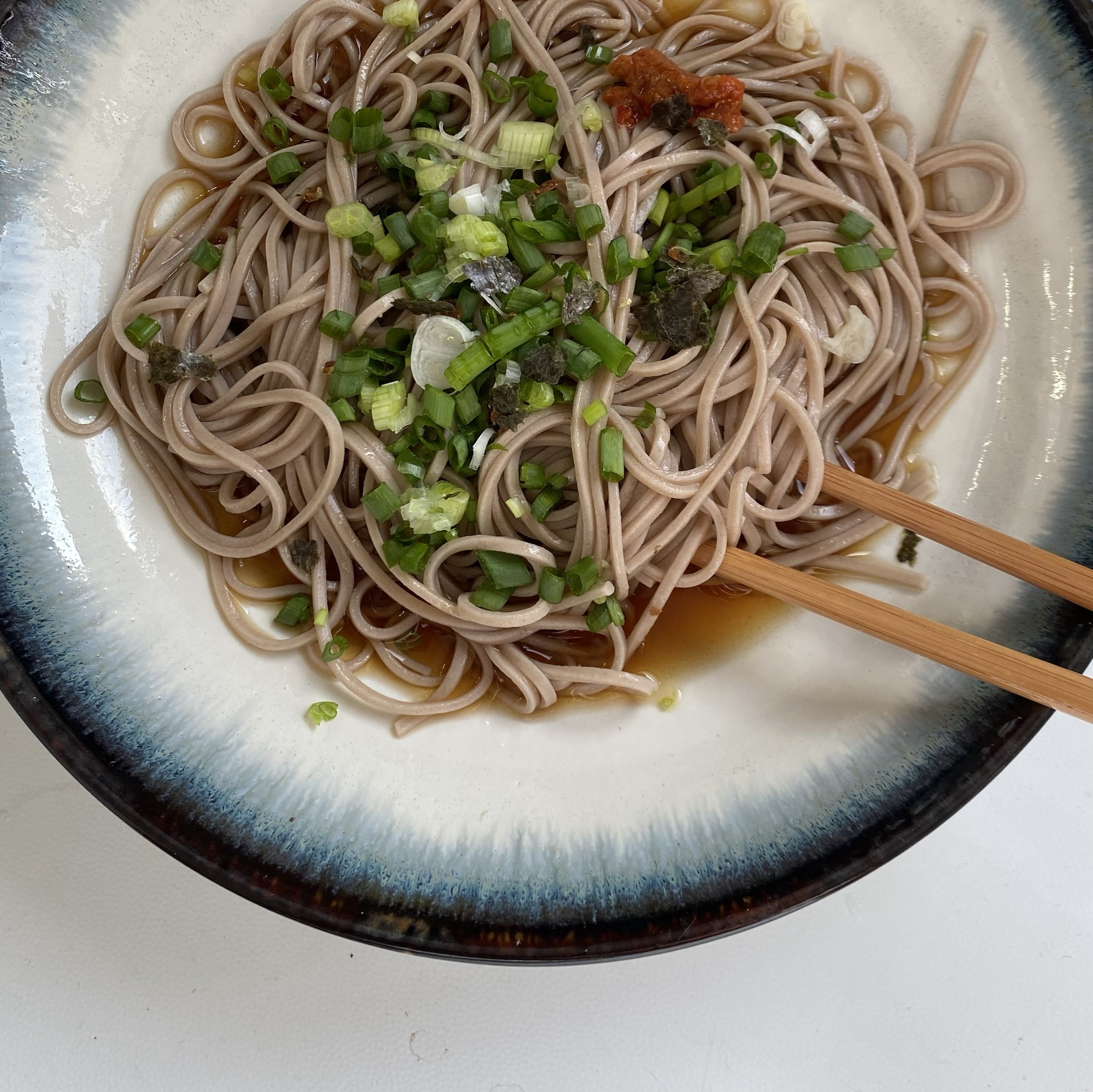 Soba in dashi